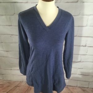 LOGO V Neck Tunic Top